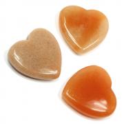 Hearts - Orange Aventurine Heart