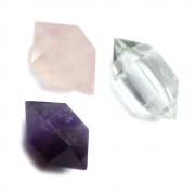 Herkimer "Cut" Jewel Point Crystal (India)