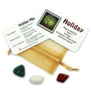 DISCONTINUE - Tumbled Holiday Mix - 3 Piece Set w/Pouch