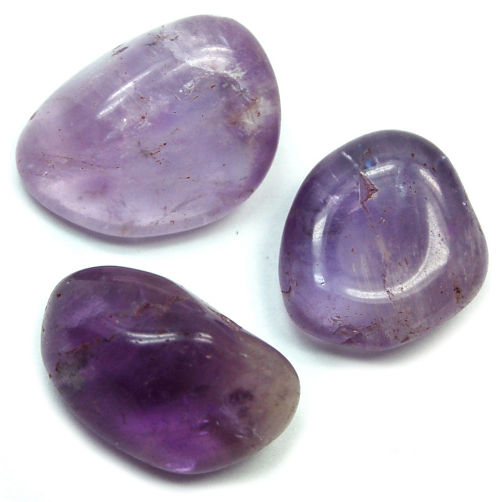 Best Crystals for Protection - Tumbled Amethyst