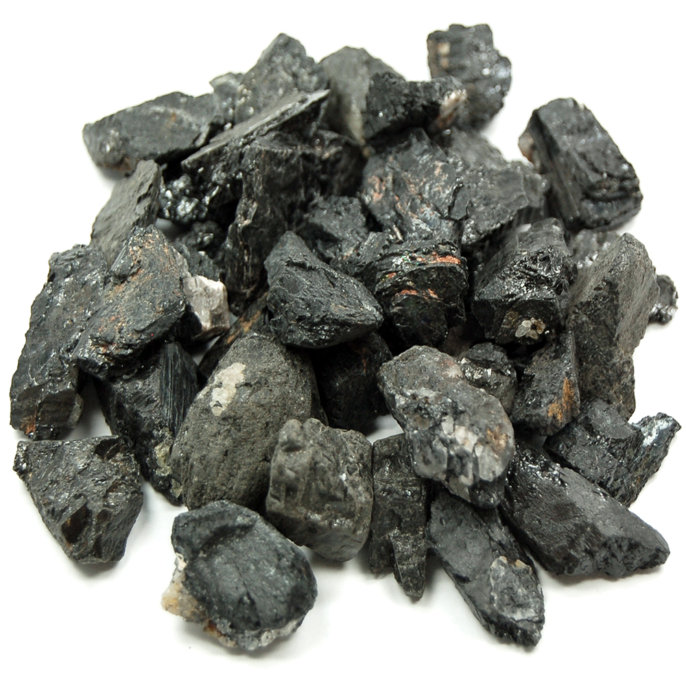 Black Tourmaline Natural Rough Chips 