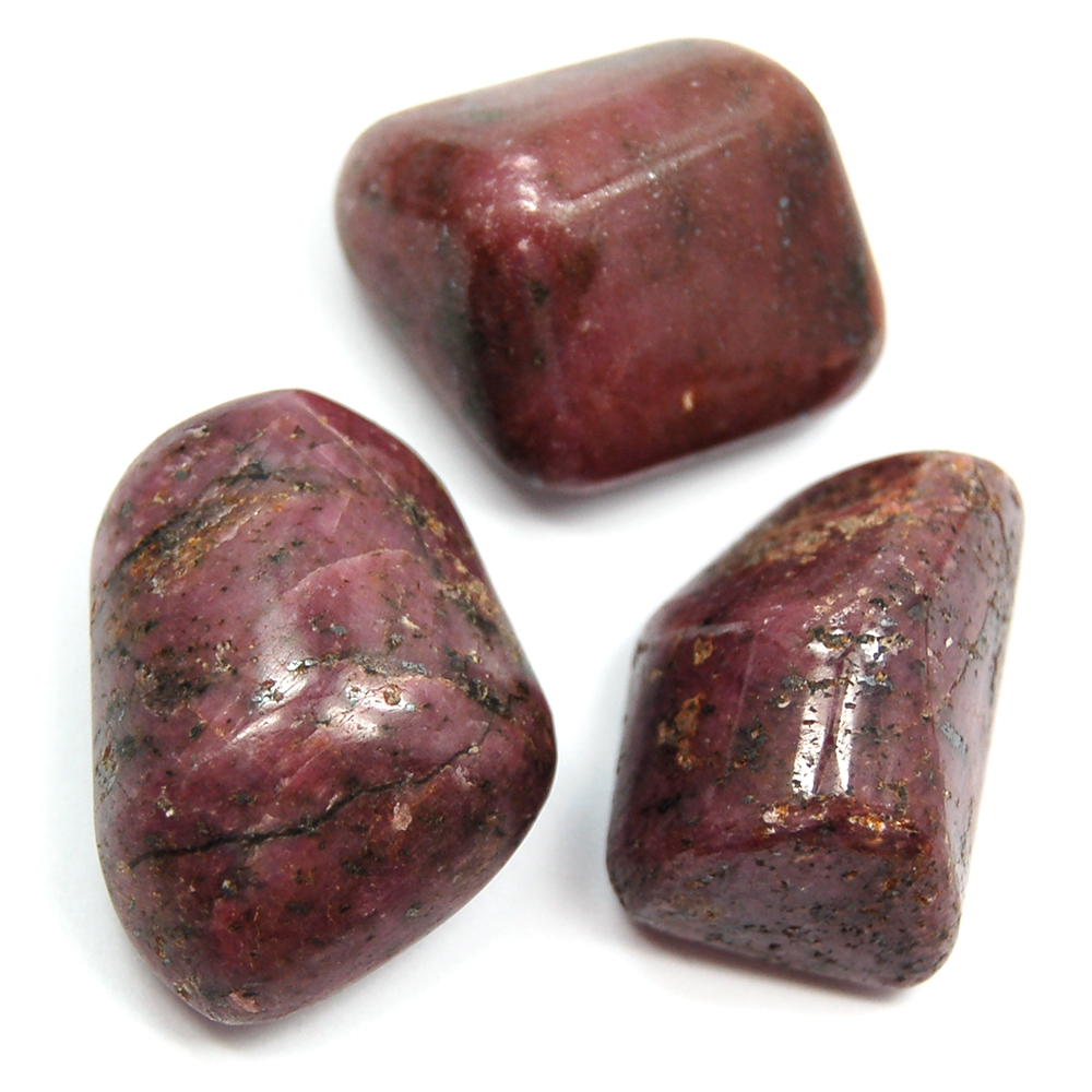 Crystals for the Winter Solstice - Tumbled Ruby trio