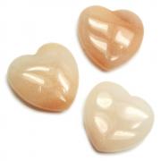 Hearts - Peach Quartz Heart
