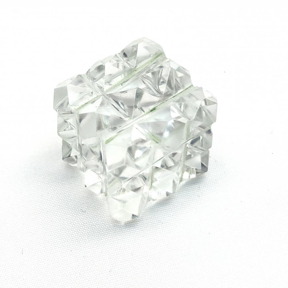 supermarkt Kiezelsteen Vrijwel Lemurian 54 Pyramid Power Cube - Clear Quartz Crystal (India)- Clear Quartz